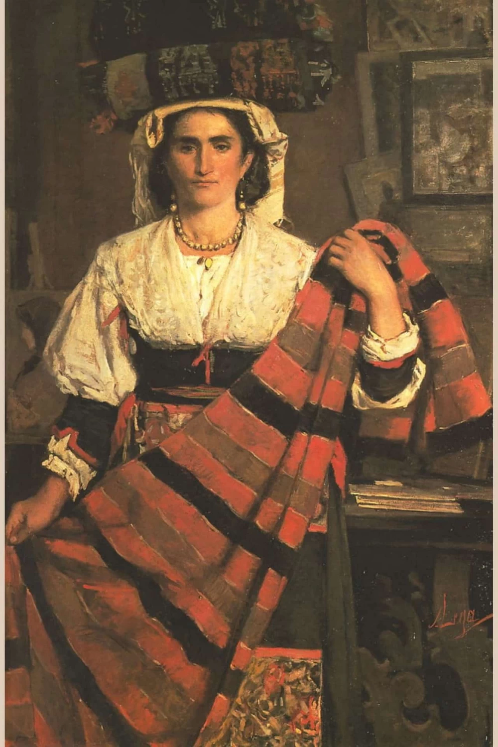 78-La ciociara-venditrice di coperte – 1883 ca 